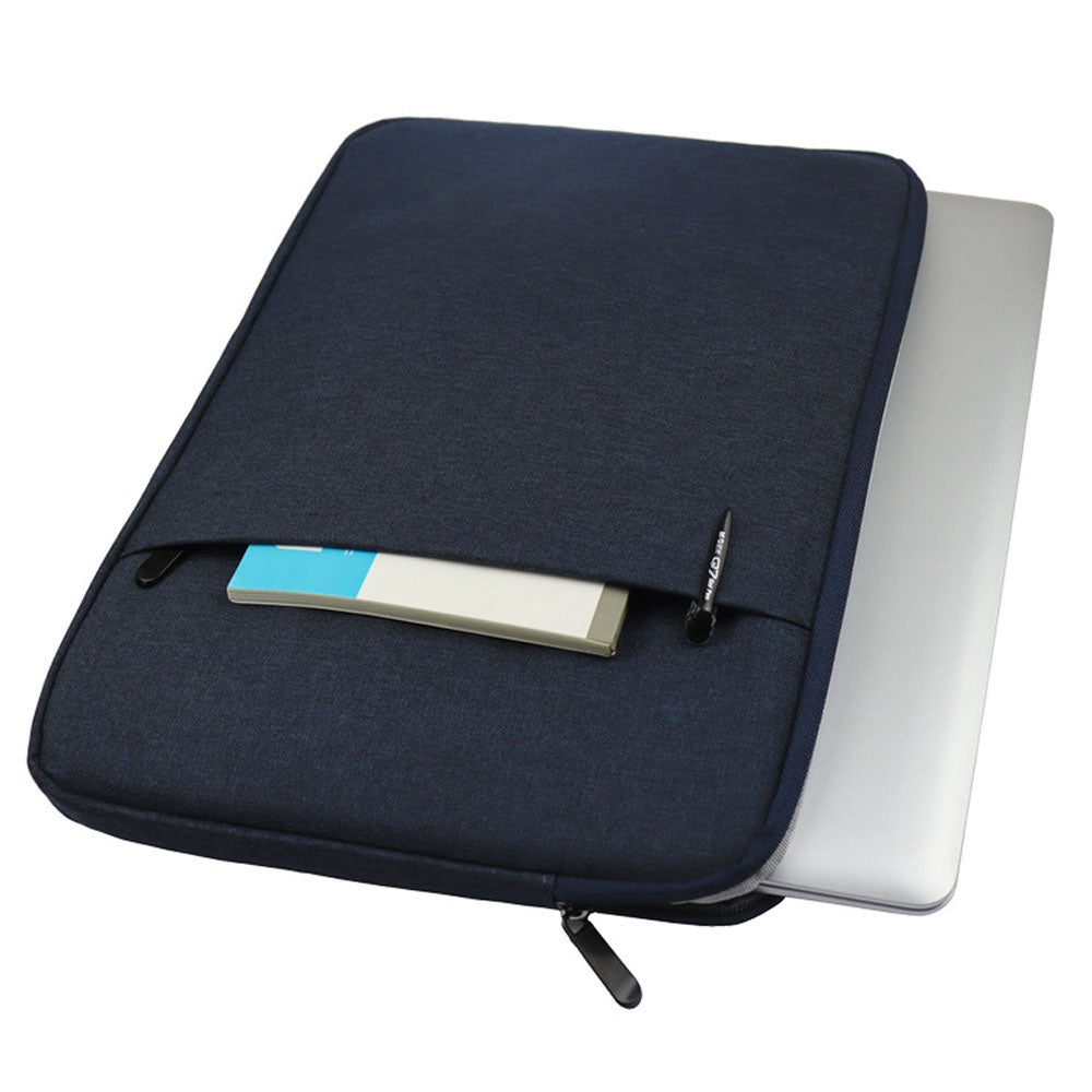 Uniqkart QY-C016 Shockproof Sleeve Bag with Outer Pouch for 14-inch Laptops Portable Carry Case Anti-Scratch Storage Bag - Black Uniqkart QY-C016 Shockproof Sleeve Bag with Outer Pouch for 14-inch Laptops Portable Carry Case Anti-Scratch Storage Bag - Black